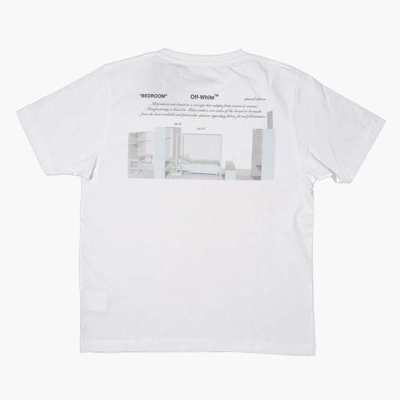 Off-White Hirshleifers Bedroom Capsule 2018 White Short Sleeve T-Shirt Medium M - Picture 12 of 16